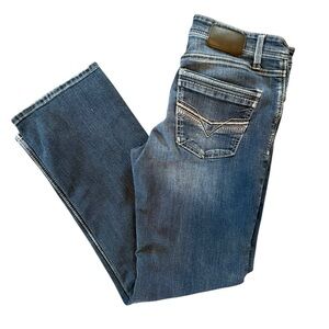 Buckle Men's Bootcut Jeans - Blue